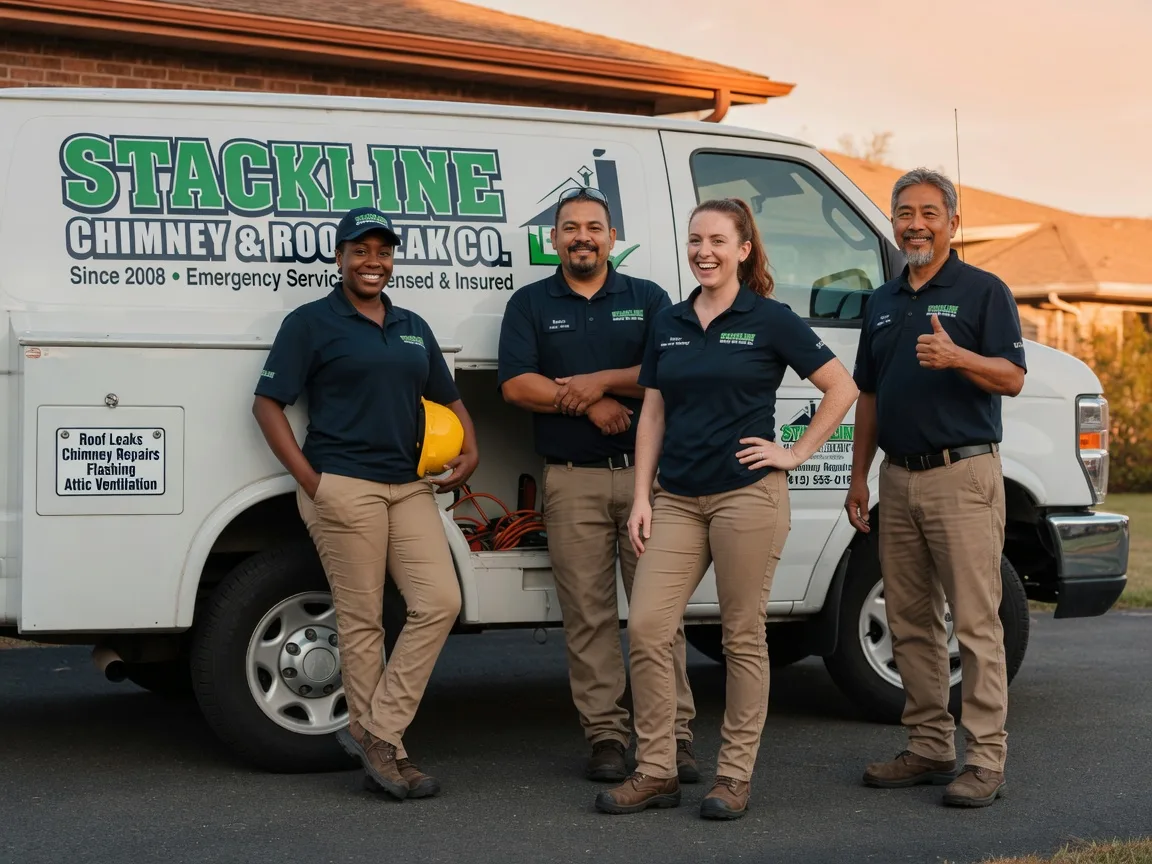 Chimney flashing repair company in Bagwell, TX